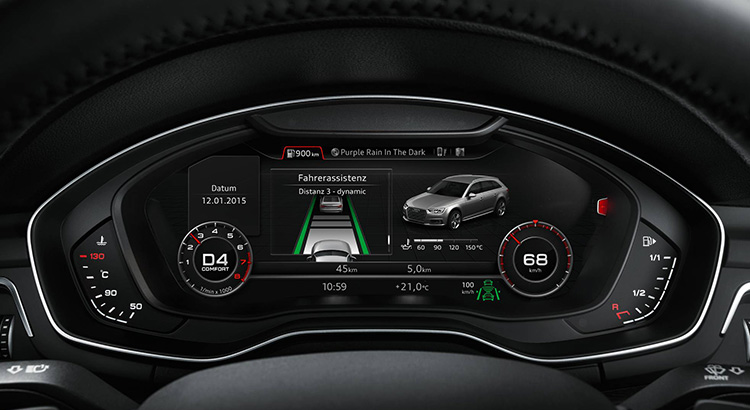 Audi adaptive cruise control z asystentem jazdy w korkach